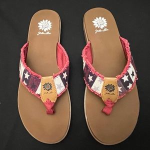 SOLD-Yellow Box-The Great American Sandal Size 11